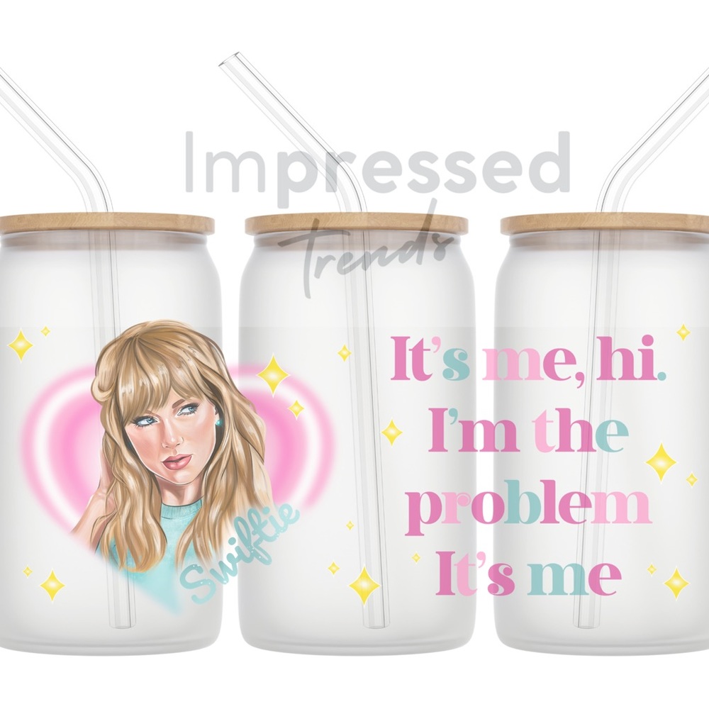 Taylor Swift Glass Can
